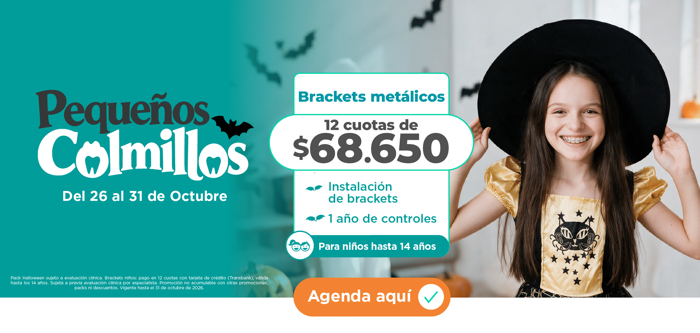 brackets- metalicos - niños